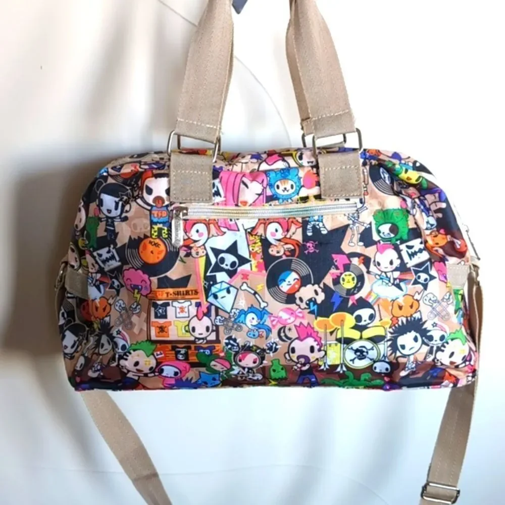 Tokidoki ProSportsac Med Duffel Weekender Bag Pockets Kawaii Japan Anime…